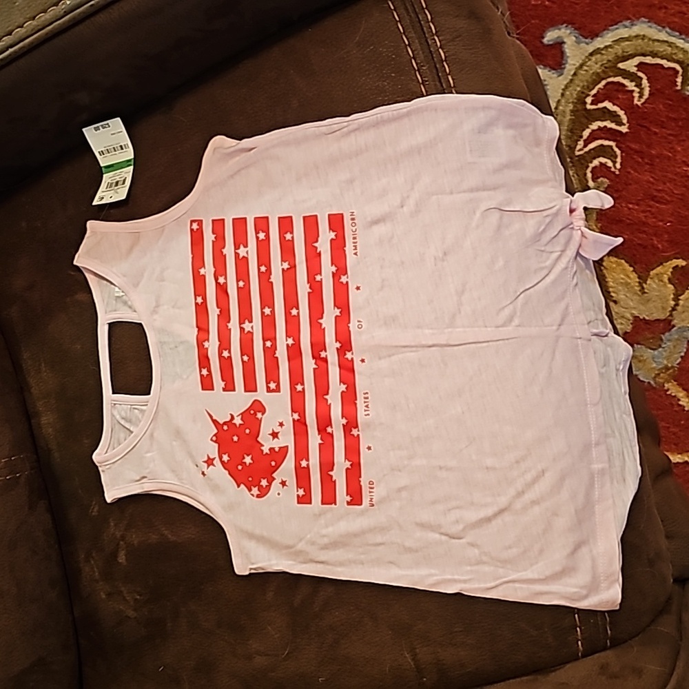 NWT size large girls tank top